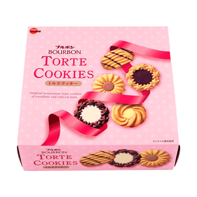 日本BOURBON波路夢 奶油曲奇餅乾禮盒 罐裝 5口味 60枚裝 310g【甜點伴手禮】 6