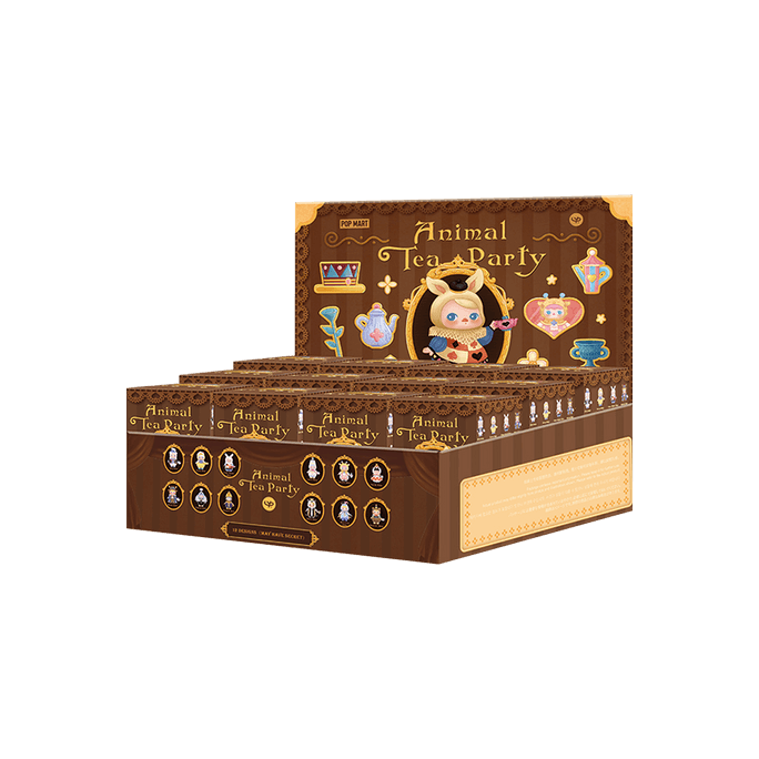 グッキーアニマルティーパーティーシリーズブラインドボックス全セット