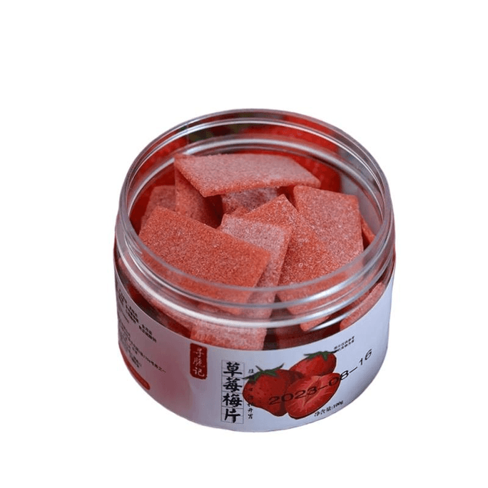 Xuncui Ji Strawberry Plum Slices 100g*2 Cans