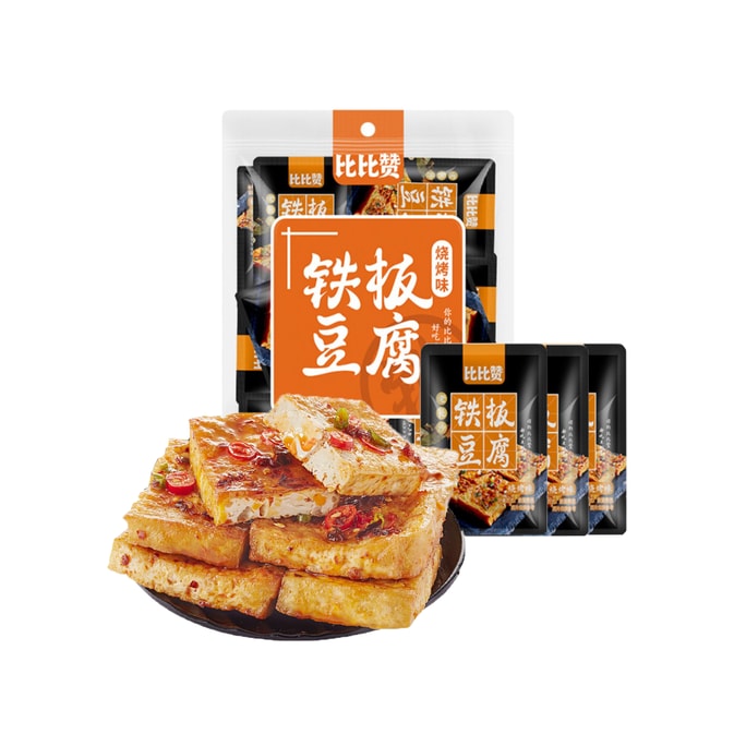 Fried tofu Soybean products Spicy strip Dried bean curd Street flavor Instant snack dormitory Midnight snack BBQ 120g