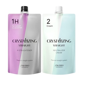 Crystallizing Hair Straightener H1 + Neutralizing Emulsion 2 (For Resistant To Natural Hair)