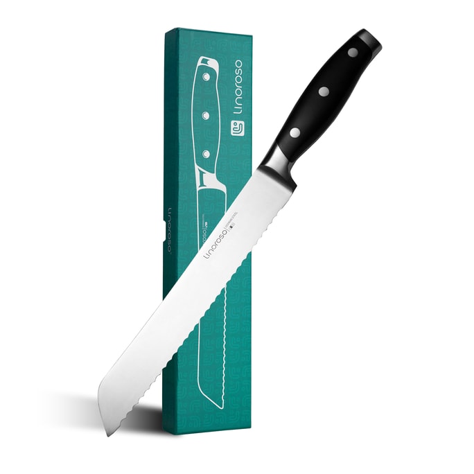  Serrated Bread Knife for Homemade Bread with Elegant Gift Box