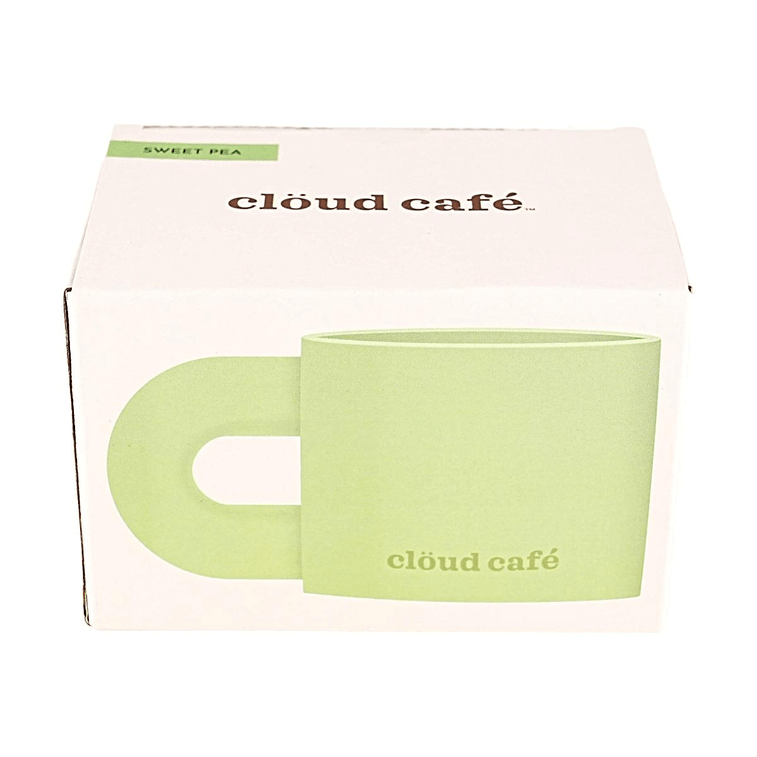 Ceramic Chunk Mug Sweet Pea Color Design Cute Coffee Cup 4