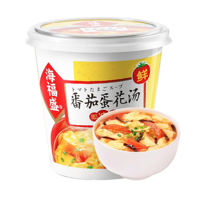 Tomato Egg Drop Soup, 0.35 oz 【Instant Soup】