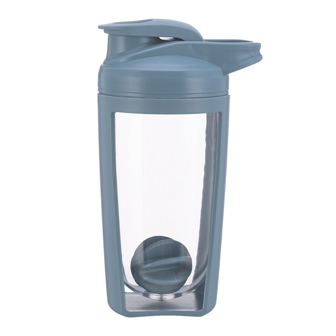 One Blue Portable Protein Shaker Bottle – Gym Sports Water Cup for Mixing Hydration & On-the-Go Use