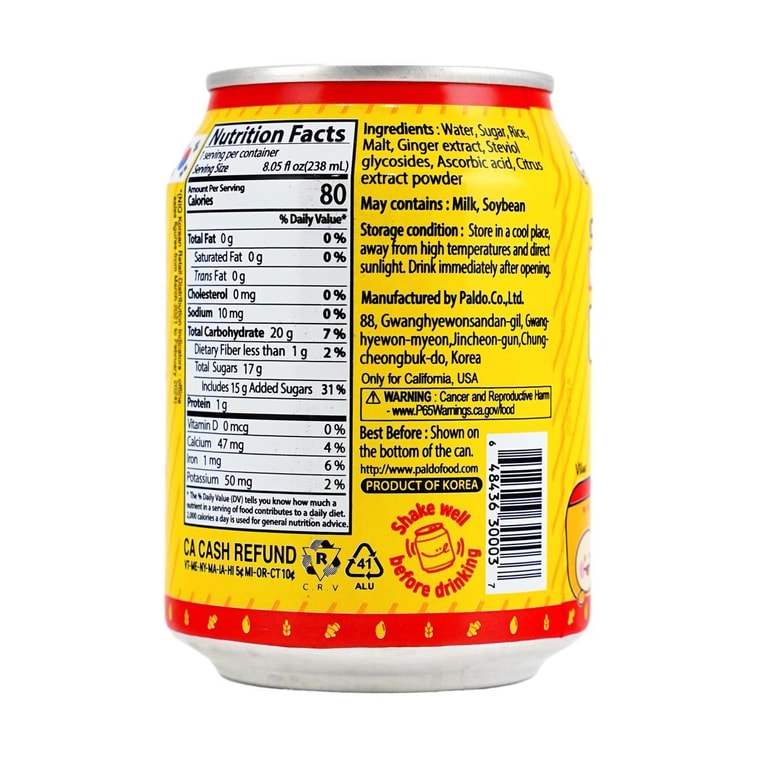 韓国伝統米飲料、8液量オンス 4