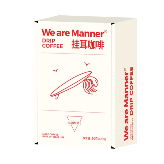 Drip Coffee Light Roast 20Bags 1Box 200g