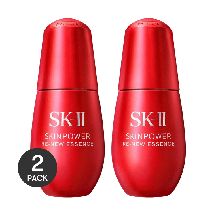 SK-II SK2 Skin Power Re-New Essence, 1.69 fl.oz.*2 - For Sensitive