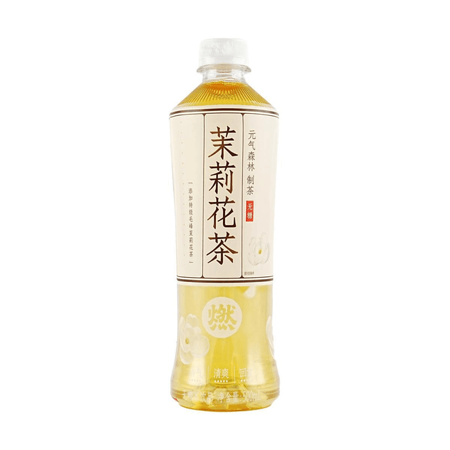 元气森林 燃茶 茉莉花茶 无糖 500ml【清爽不涩口 回味甘甜】