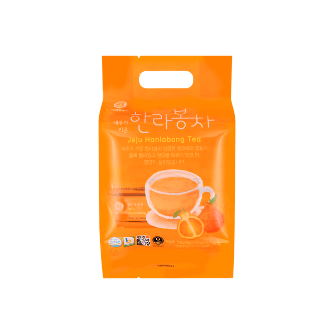 Jeju Natural Citrus Hallabong Tea 25g x 30 Sticks