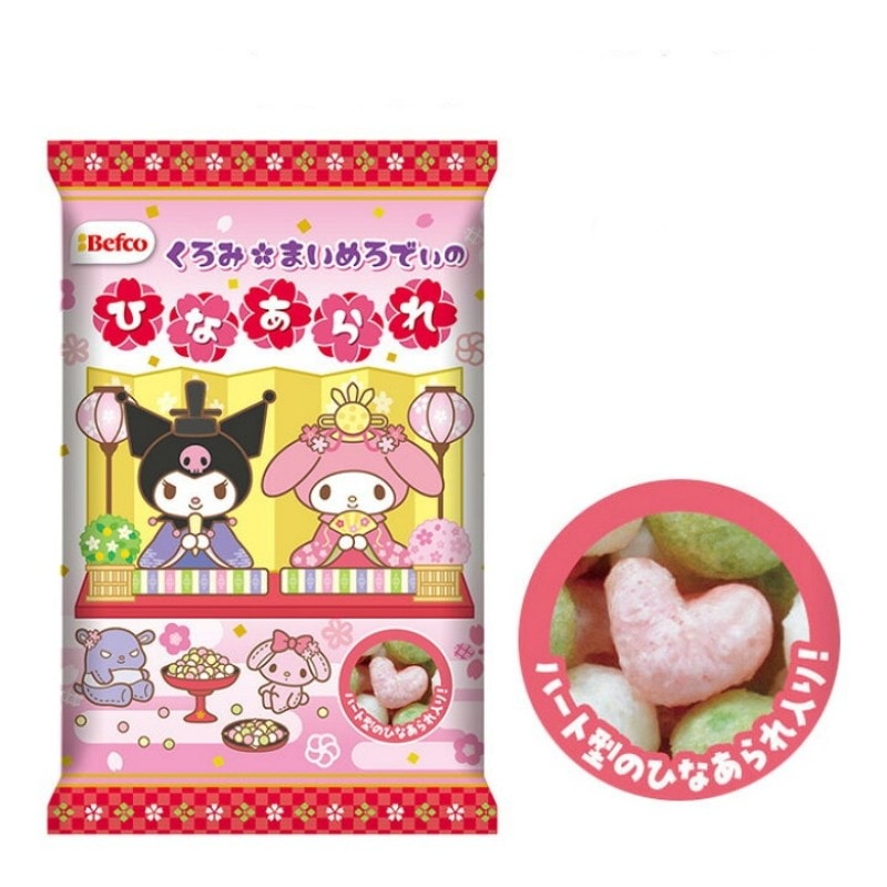 日本 栗山米果 sanrio 春日三色米果 35g