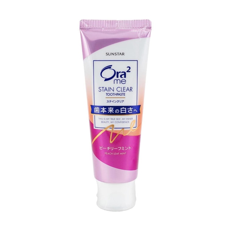 Ora2 Me Stain Clear Paste Toothpaste, 4.59 oz, Peach Leaf Mint 6