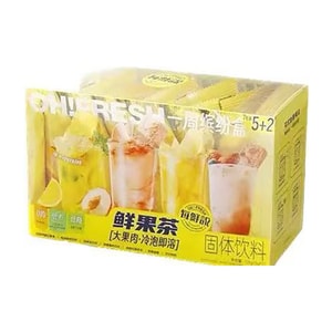 【中國直郵】 每鮮說 【每鮮說】凍乾鮮果茶 一周繽紛盒 7種口味混合裝 低卡低糖 3秒速溶 7包*1盒 105g