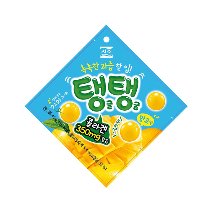 韓國SEOJU西洲嚼勁芒果果凍40克