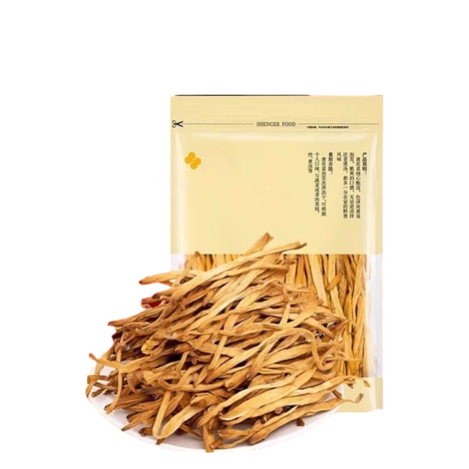 Sulfur-free smoked dry daylily flowers for hot pot, 100g*1 bag
