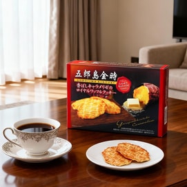 日本SENJYUAN 五郎岛金时红薯华夫饼干礼盒 18枚装 160g【点心伴手礼】