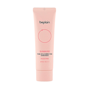 Sunmuse Tone Up Correcting Sunscreen Peach Pink SPF50+ PA++++ 1.69 fl oz Brightening Color-Correcting【Peach Pink Glow Su