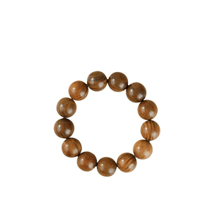 Grand Canal Purple Sandalwood Museum Green Sandalwood Hand String 13 Pieces * 1.8cm