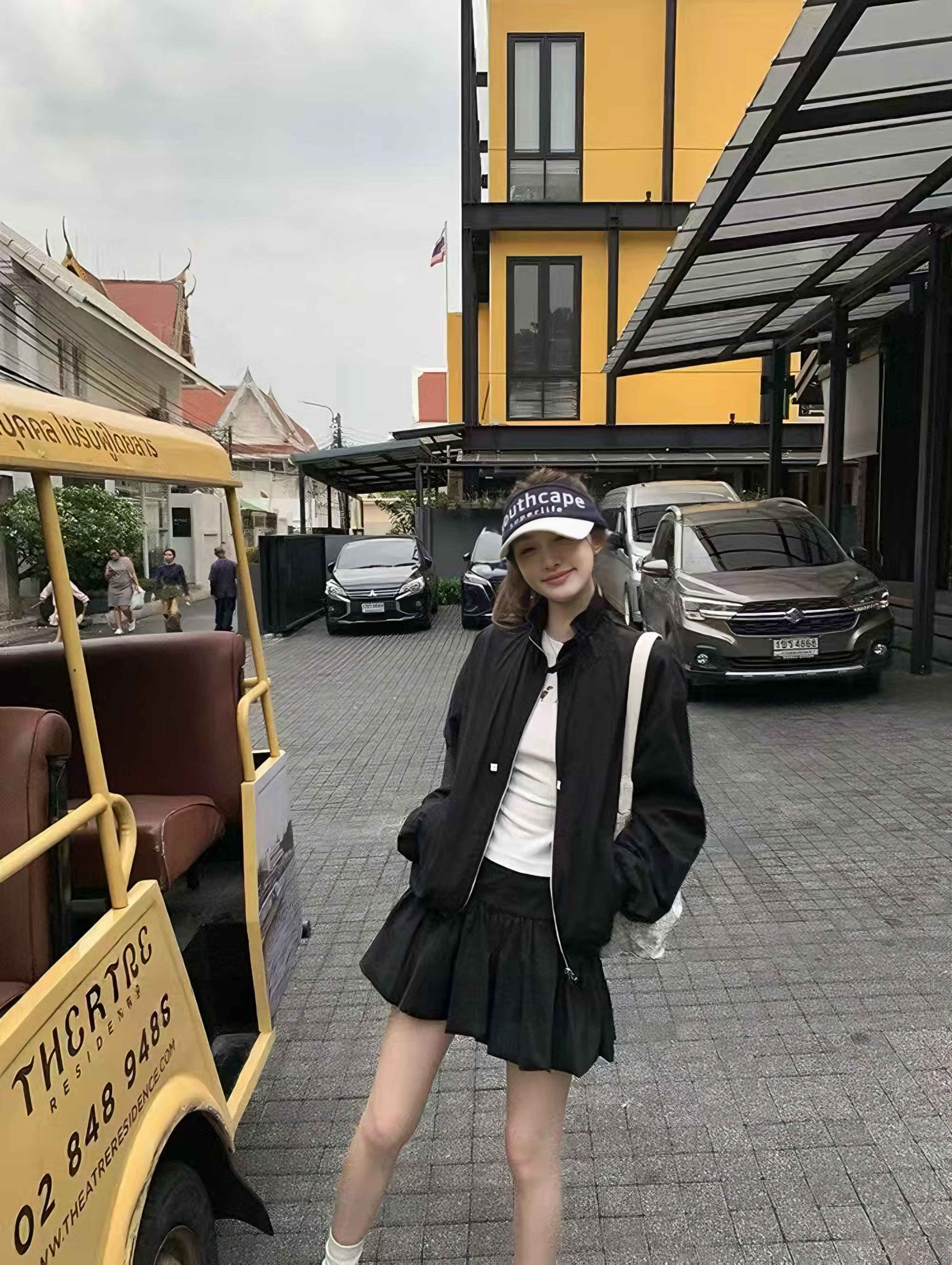 【加拿大直郵】 加拿大 SCENARIO 輕氧感運動服兩件套 均碼 雙色 黑色 均碼