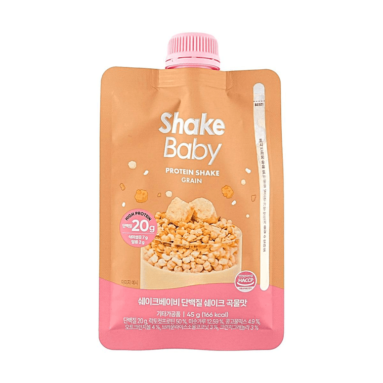 韓國SHAKEBABY 蛋白質奶昔 減重減脂增肌 穀物口味 單包162卡 7包入 280g 8