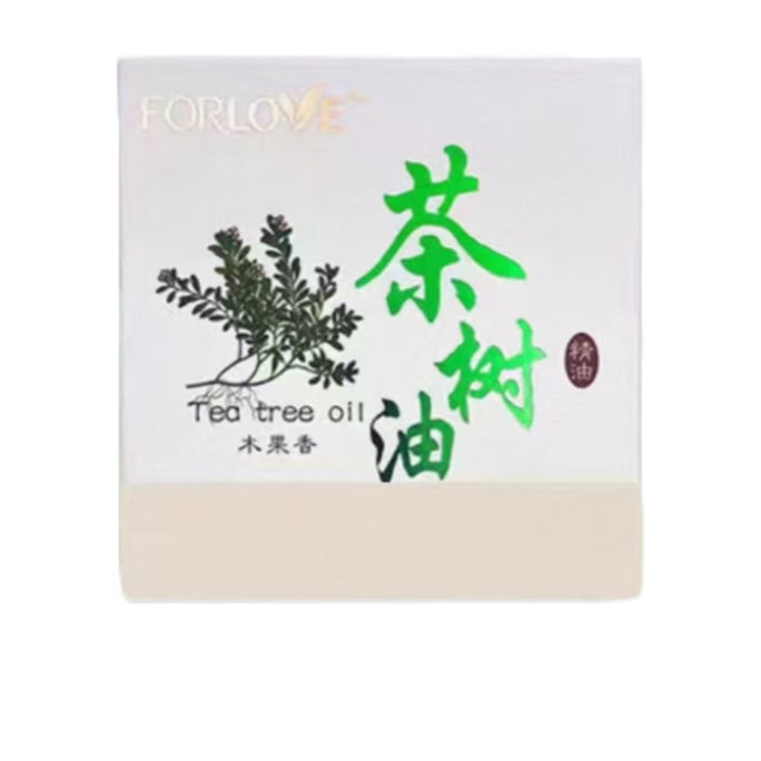 【中國直郵】 兩面針 茶樹油止癢潤膚皂100g*1個