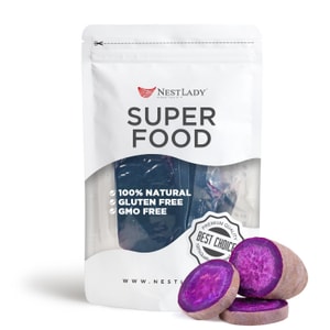 NESTLADY Purple Bliss Instant Sweet Potato Bites Vibrant Amp Nutritious Snack No Added Sugar 200g