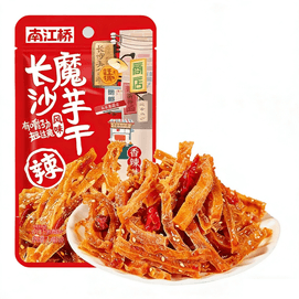南江桥 魔芋干湖南长沙特产辣味休闲香辣零食小吃10g*10包