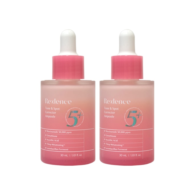 톤 & 스팟 코렉터 앰플, 5% 나이아신아마이드 브라이트닝 세럼 (다크 스팟용), 30mL*2