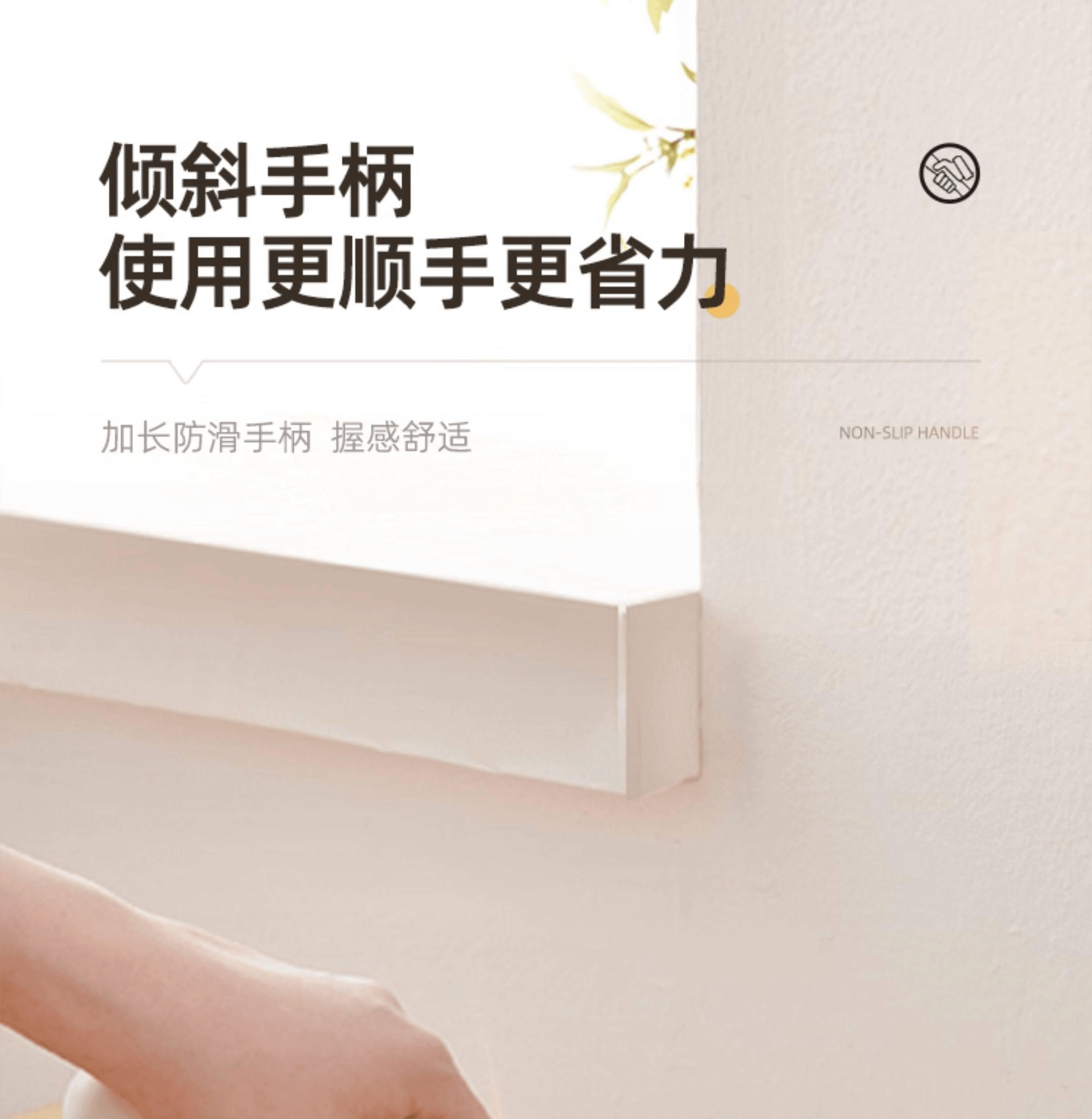 意可可 浴室縫隙刷衛生間廚房廁所瓷磚無死角清潔刷多功能硬毛刷子 奶油黃 1個