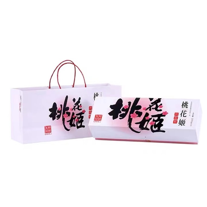 【中国直送】Dong'Ejiao [Ren Jialun推奨] Dong'Ejiao Peach Blossom Ji Ejiao Cake、血液と気を養い、肌を美しくし、腸と下剤に潤いを与え、180g/箱、新鮮な日付