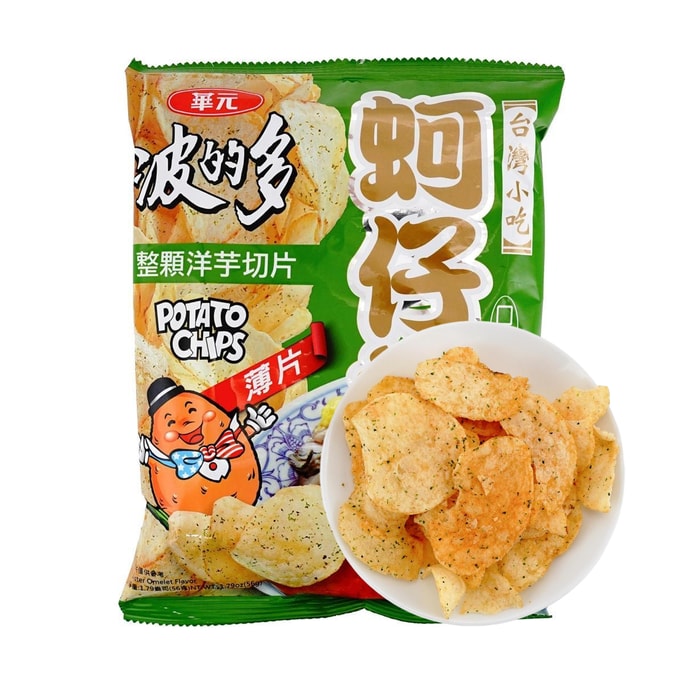 台灣華元 波的多 洋芋片薄片 薄切薯片 蚵仔煎味 56g