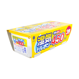 日本KOKUBO小久保 厨房除湿盒 橱柜除湿剂 吸湿剂 干燥剂 防霉防潮 450ml 3盒入