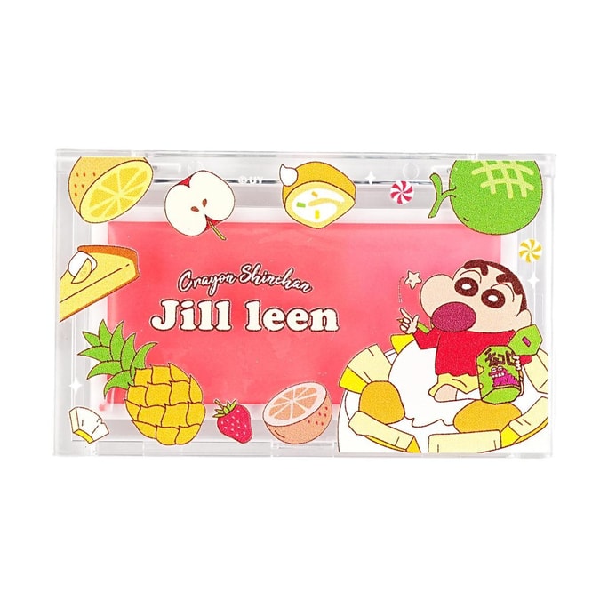 JILLLEEN 繽紛柔滑腮紅膏 顯色持久提氣色 3g #108 蜜橘布丁【蠟筆小新聯名限定】