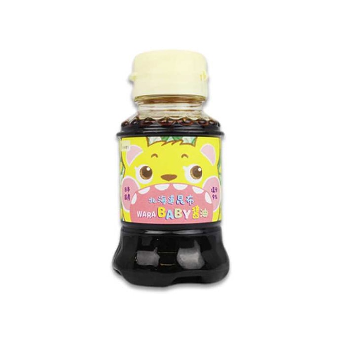 【日本直邮】WARABABY 北海道昆布酱油110ml 儿童酱油