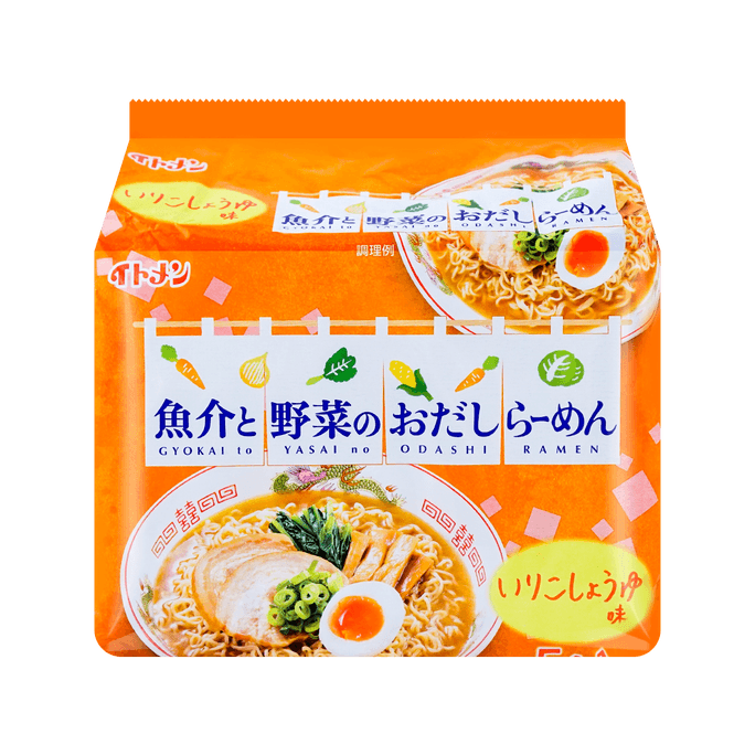 日本ITOMEN 日式醬油拉麵 5連包 85g*5