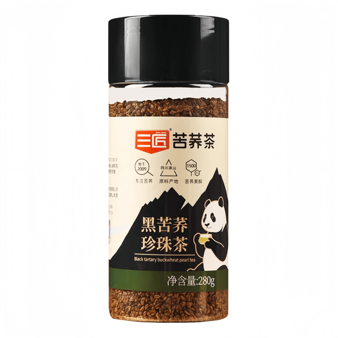 [중국 직배송] 량산산 특산품 삼장 흑밀차, 보리차 아님, 280g*1캔