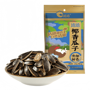 【中国直邮】 洽洽 椰香瓜子椰香味葵瓜子坚果炒货休闲零食 248g*1袋
