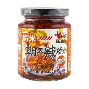 台灣老騾子 蝦米朝天辣椒 激辣味 280g