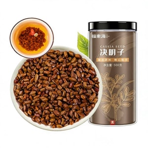 Roasted Cassia Seed Tea 500g, supports liver and eye health, relieves eye strain. Great for daily brew, pairs with chrysanthemum and wolfberry.