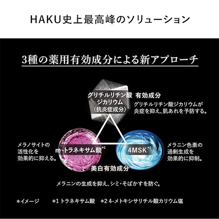 【日本直送】資生堂 HAKU 薬用ホワイトニングエッセンスIV（第10世代）45g（新バージョン） 5