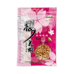 [台湾直邮] 海德宝 杏仁樱花虾 120g