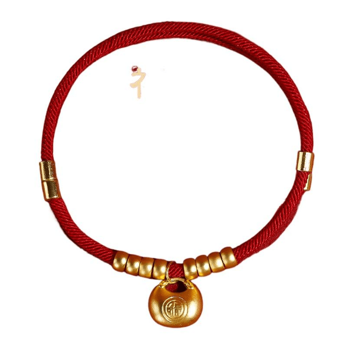 Pet Collar Necklace Ornament Longevity Fortune Lock 1Pc + Fortune Ingot Pendant 1Pc