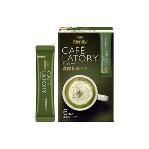 Blendy CAFE LATORY Thick Uji Matcha Latte 6 packs