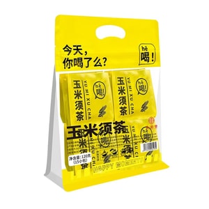 Corn silk tea 120g /15 small bags, bagged tea, 1 piece of corn kernels and corn silk tea bag
