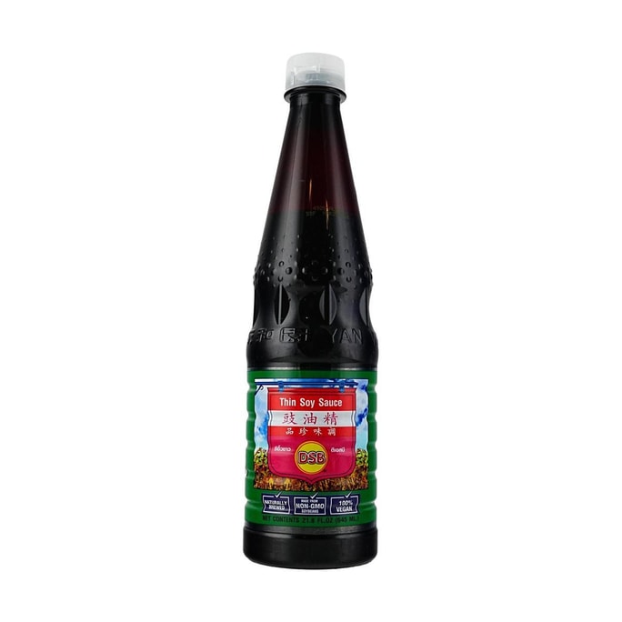 Thin Soy Sauce , Pet , 21.8 fl oz  【100% Vegan】【NON GMO】