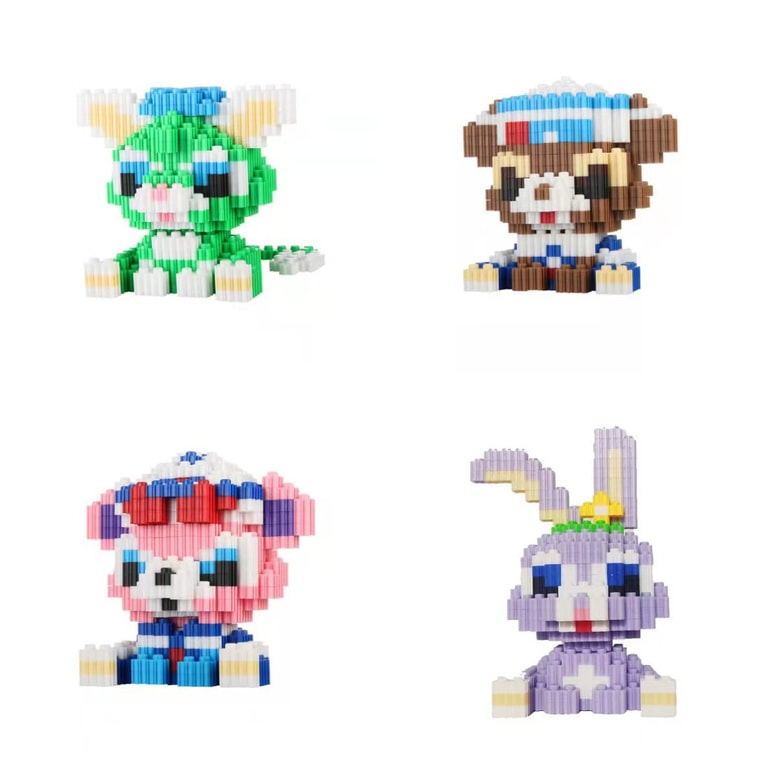 【中國直郵】靈動創想 微型小顆粒拼裝積木 玩具兒童益智拼插拼圖 3