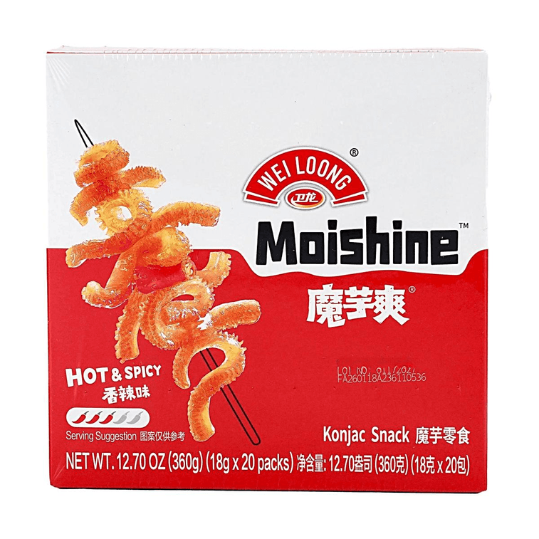卫龙 魔芋爽 素毛肚 香辣味 20包入 360g 4
