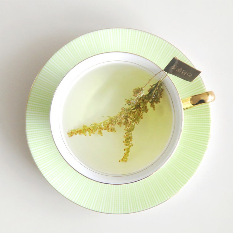 KKOKDAM Premium Korean Tea - Mugwort Flower Tea Stick Gift Set 5pc 6