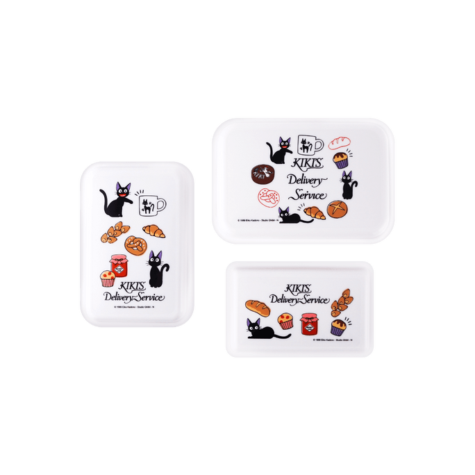 Studio Ghibli Kiki’s Delivery Service Plastic Food Container Lunch Box 3pc Set