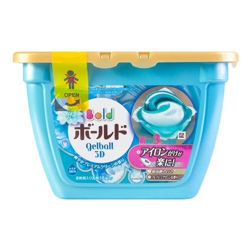 P&G Japan Laundry Wash Detergent 3D Gel Ball Elegant Lily (Includes